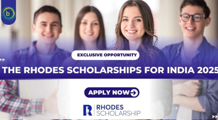 Rhodes Scholarships India 2025
