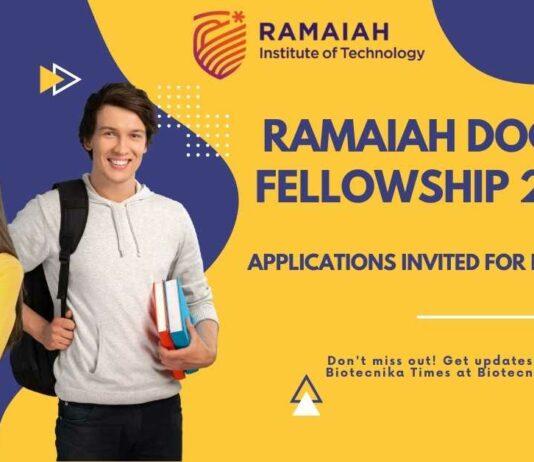 Ramaiah Doctoral Fellowship 2024-25