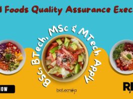 Rebel Foods Quality Assurance Executive Job – BSc, BTech, MSc & MTech Apply Rebel Foods QA Executive Job