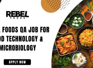 Rebel Foods QA Job For Food Technology & Microbiology – Apply Now Rebel Foods QA Job