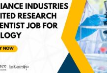 Reliance Industries Research Scientist Job