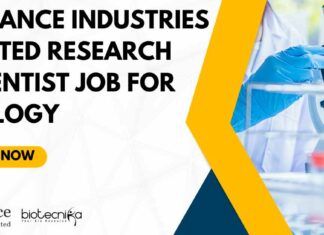 Reliance Industries Research Scientist Job