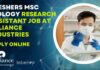 Freshers MSc Biology Research Assistant Job at Reliance Industries – Apply Now Freshers MSc Biology Research Assistant
