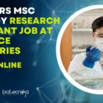 Freshers MSc Biology Research Assistant