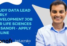 Study Data Lead Early Development Job