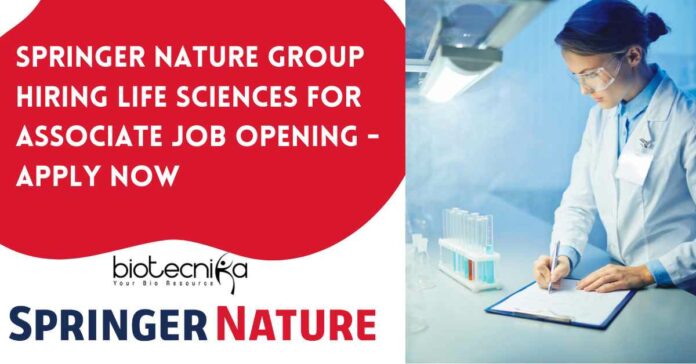 Springer Nature Group Hiring