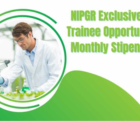 NIPGR Student Trainee Opportunity