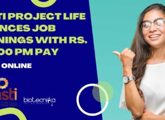 THSTI Project Life Sciences Job Openings