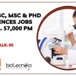 THSTI BSc Life Sciences Jobs