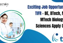 Exciting Job Opportunity at TIFR – BE, BTech, MSc & MTech Biology, Life Sciences Apply Online TIFR Mumbai Project Recruitment