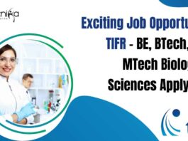 TIFR Mumbai Project Recruitment