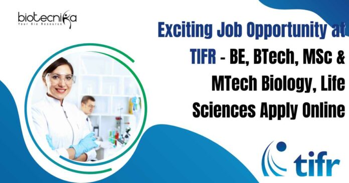 TIFR Mumbai Project Recruitment