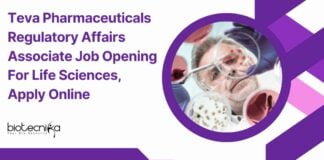 Teva Pharmaceuticals Regulatory Affairs Associate
