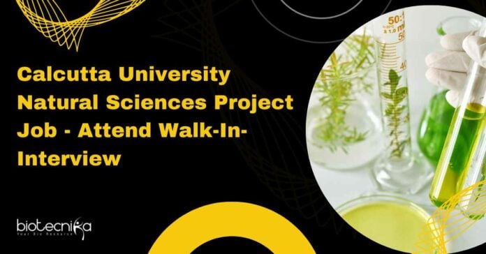 Calcutta University Natural Sciences