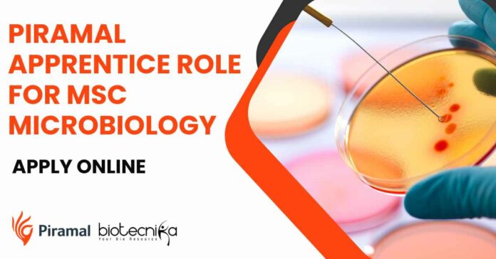 Piramal Apprentice MSc Microbiology