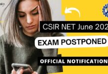 CSIR NET June Postponed 2024