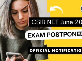 CSIR NET June Postponed 2024