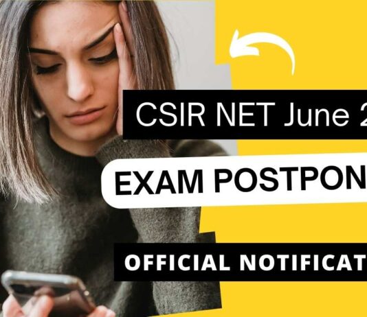 CSIR NET June Postponed 2024