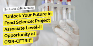 CFTRI Biotech Project Vacancy - Apply Online Now