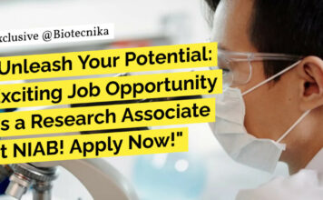 NIAB Life Science Project Job