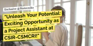 CSIR-CSMCRI BSc Biotech Job - Microbiology Apply Now