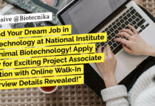 NIAB Walk-In-Interview For Life Sciences