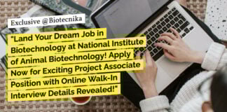 NIAB Walk-In-Interview For Life Sciences