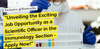 QC Scientific Officer Job