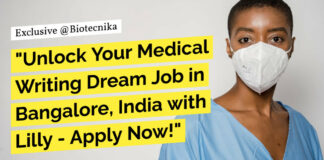 Medical Writing Job at Lilly - Life Science Apply Now!