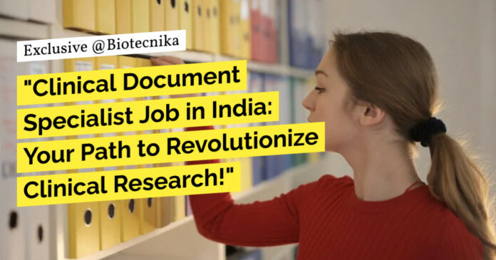 Clinical Document Specialist Job