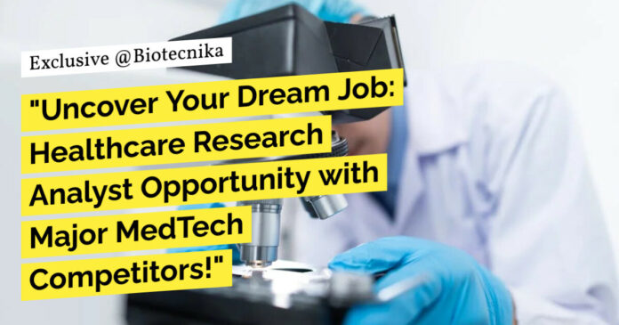 Biotechnology Healthcare Research Analyst