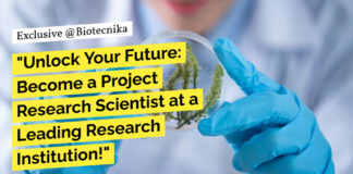 Project Research Scientist Job For PhD Life Sciences at IISER TVM - Apply Now