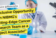 NIBMG Project Recruitment For Biotech & Life Sciences - Apply Online Now