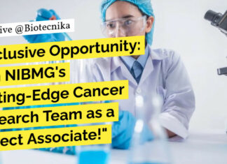 NIBMG Project Recruitment For Biotech & Life Sciences - Apply Online Now