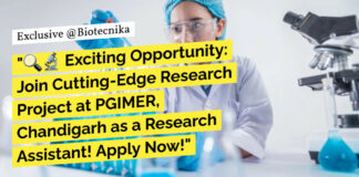 PGIMER Immunology & Biotech Research Recruitment