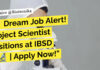 IBSD Life Sciences Jobs With upto Rs. 78,000 pm Pay – Applications Invited IBSD Life Sciences Jobs