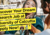 Calcutta University Biological & Life Sciences R&D