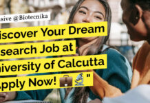 Calcutta University Biological & Life Sciences R&D