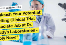 Clinical Trial Associate Job at Dr. Reddy’s Laboratories - Apply Now!