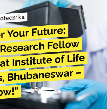 Bioinformatics Research Fellow Position at Institute of Life Sciences, Bhubaneswar, Attend Walk-In Bioinformatics Research Fellow Position