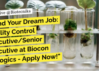 Biocon Biologics QC Job Opening