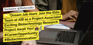 Amity Institute of Biotechnology Life Science Project Associate Recruitment - Apply Now