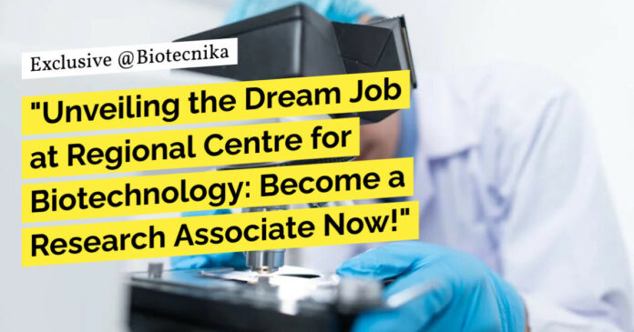 RCB PhD Research Associate Job Opening