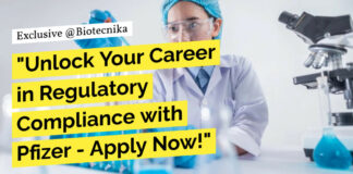 Pfizer Associate Job Vacancy for Life Sciences - Apply Online