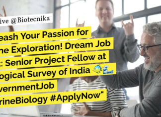 Zoological Survey of India Life Sciences Project Fellow Recruitment – Apply Now