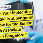 Syngene Research Associate Molecular Biology, Apply Online Now