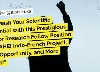 MAHE Life Sciences Research Fellow Recruitment – Applications Invited MAHE Life Sciences Research Fellow