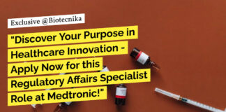 Life Sciences Regulatory Affairs Job at Medtronic - Apply Online Now