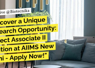 Project Associate Position at AIIMS New Delhi - MSc Biotech Apply Now!
