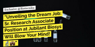 Jubilant Biosys Biotech Vacancy
